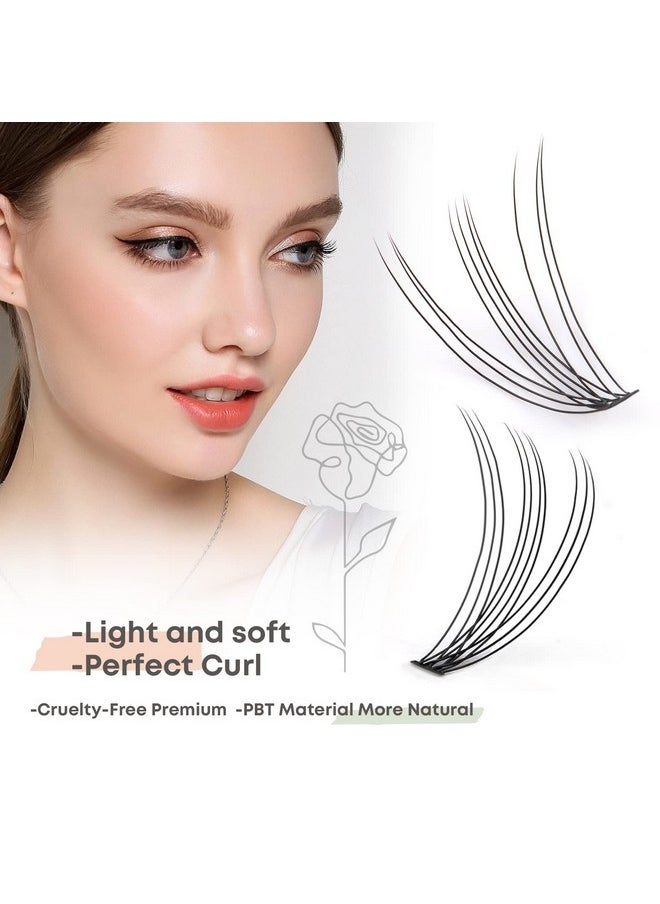 WONSIS Individual Lashes, Lash Clusters, 240 Pcs 10D Individual Lash Extensions, Natural Soft Lightweight Reusable, Thickness 0.07mm C Curl False Eyelashes 8/9/10/11/12mm (10D 8-12mm)