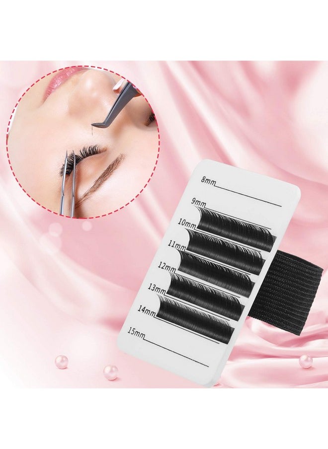 Patelai 4 Pieces Lash Holder Eyelash Extension Hand Pallet Tray Tools with Adjustable Wrist Strap Adjustable Lash Tray Strip Palette One Size Fits Most Eyelash Extension Holder (8-15 mm Pattern)