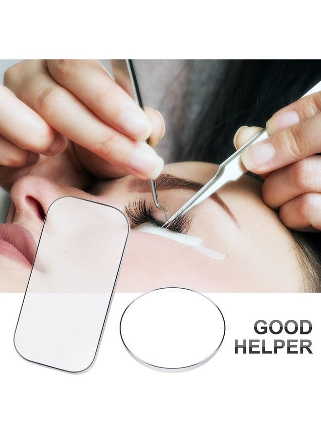 6 Pieces Eyelash Extension Pad Silicone Pads for Lashes Silicone False Eyelash Holder Pads Reusable Eyelash Extension for Loose Lash Grafting Gasket Pallet Eyelash Adhesive Eyelash Extension (Clear)
