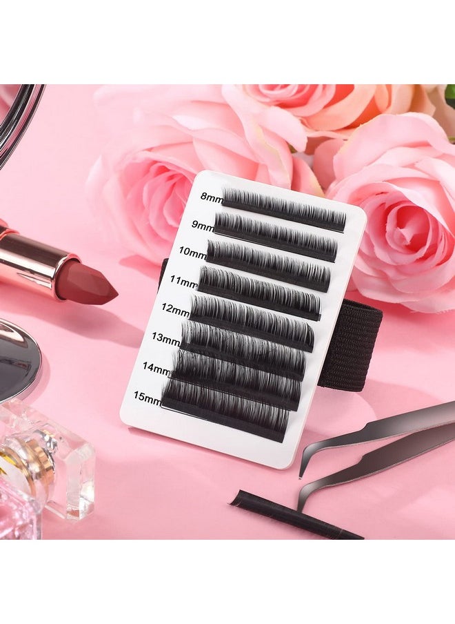 6 Pieces Eyelash Extension Hand Plate Lash Holder Eyelash Extension Pallet Eyelashes Stand Holder with Adjustable Wrist Strap for Makeup Eyelash Extension Christmas Giving (Simple Style)