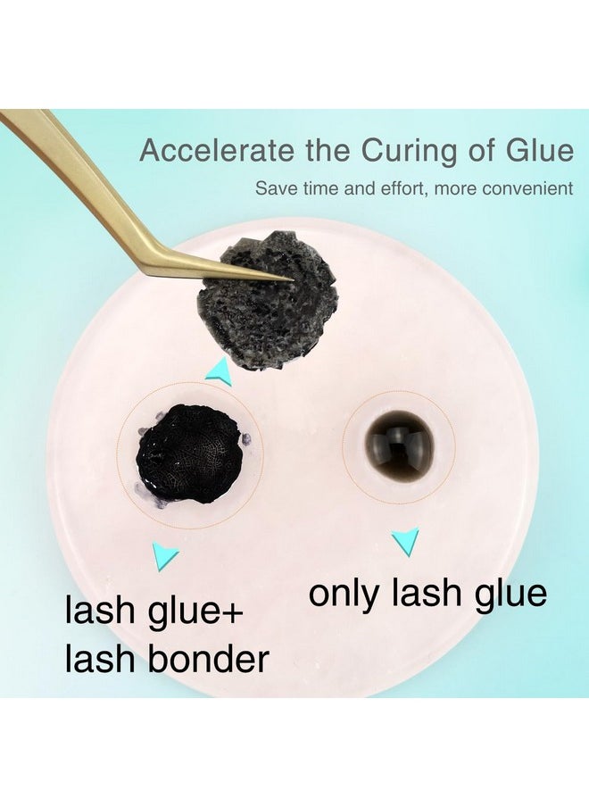 Lash Bonder for Eyelash Extensions, Super Eyelash Bonder for Lash Extensions, Glue Accelerator for Better Bond, Lash Seal Lock Glue Fume Reduce Irritation, Proof Water Oil for Longer Retention