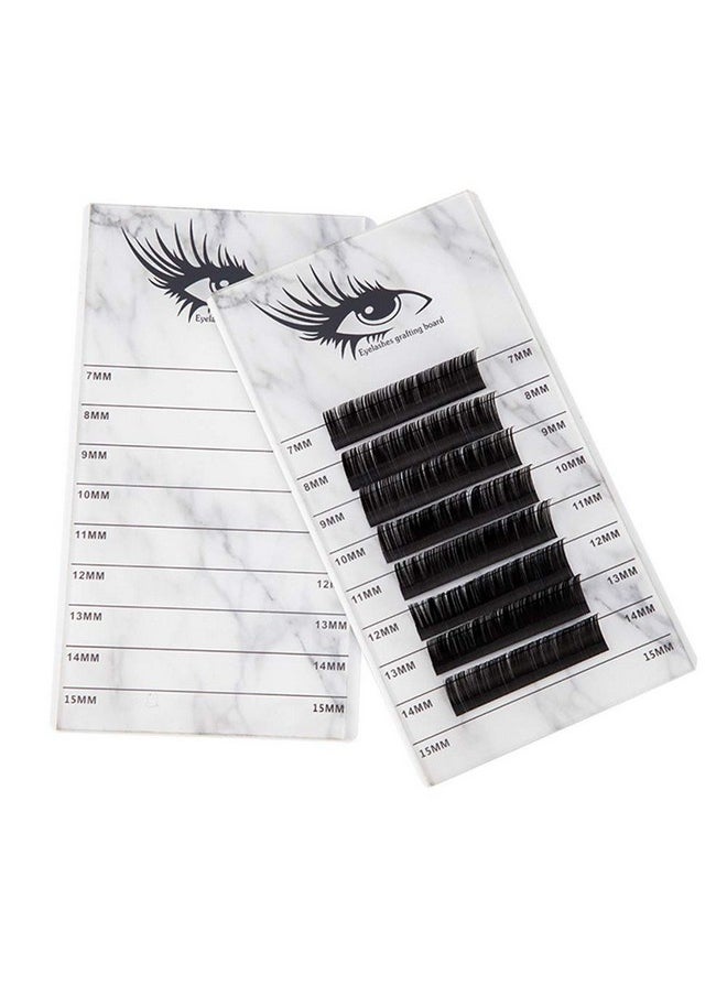 10 Layers Acrylic Eyelash Storage Box,Eyelash Holder Extension Tool,Makeup Organizer False Eyelashes Glue Pallet Holder, Grafting Eye lashes Close-Packed Display with 10 Pallets (Marble)