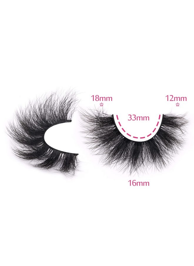 Mink Lashes Fluffy 8D False Eyelashes Wispy Eye Lashes Cat-Eye Long 18 MM Dramatic FANXITON 7 Pairs Pack Volume Thick Faux Mink Lashes Multipack