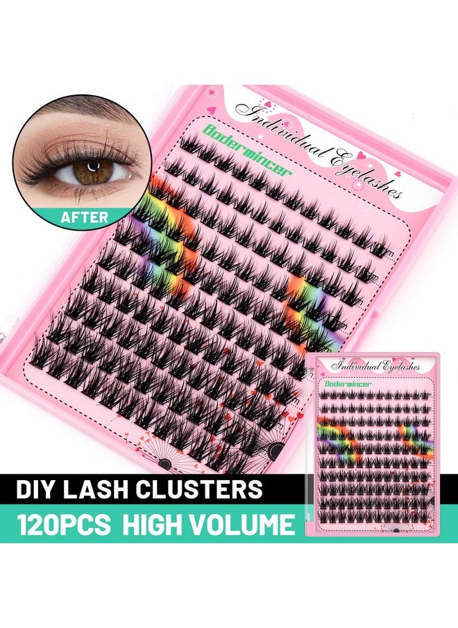 Bodermincer Lashes Clusters 10+12mm/12+14mm/14+16mm/16+18mm/10-12-14-16mm/14-16-18mm Mixed and 8-20mm to Choose Lashes Extension Kit lash Clusters Lashes Wispy Eyelash Extension （10-12-14-16mm Mixed)