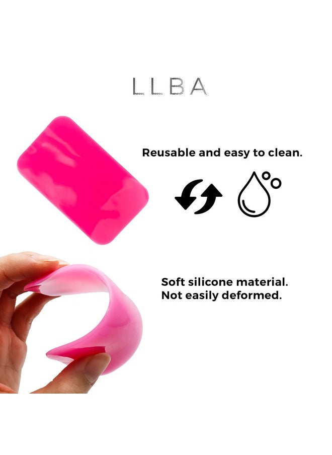 LLBA Silicone Eyelash Pads for Lash Extension | Silicone False Eyelash Holder Pads | False Eyelash Stand Tray Holder for Silicone False Lashes Holder Pads Reusable Eyelash Extension (Pack of 1)