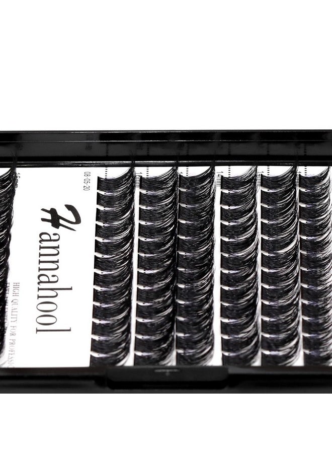 Large Tray D Curl Thickness 0.07mm Mixed 8-10-12-14mm/10-12-14-16mm/12-14-16mm /14-16mm/10-12-14mm Wide Stem Individual Cluster False Eyelashes Volume Eye Lashes Extensions (mixed 12-14-16mm)