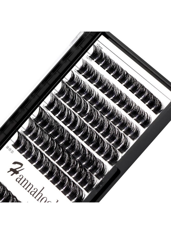 Large Tray D Curl Thickness 0.07mm Mixed 8-10-12-14mm/10-12-14-16mm/12-14-16mm /14-16mm/10-12-14mm Wide Stem Individual Cluster False Eyelashes Volume Eye Lashes Extensions (mixed 12-14-16mm)