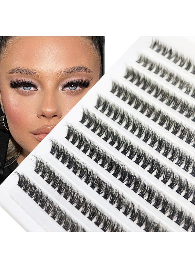 DODER Short Lash Extension Kit 50D Natural Lash Clusters Kit Wispy Fluffy Eyelash Extension Kit D Curl Individual Lashes Kit 9-13MM Thick Short Eyelash Clusters(Thick Short Eyelash Extension Kit 50P)