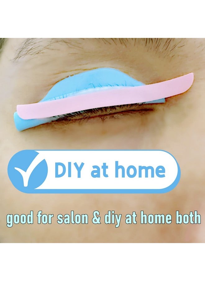 Silicone Ribbon Lash Lift Ribbons Reusable Eyelash Perm Stripe Cover Lami-Lamination eyelash Lifting Compensator 12 pairs Tapes Set Eyelashes On the Lash Perm Shield Rod firmly Neon Colors