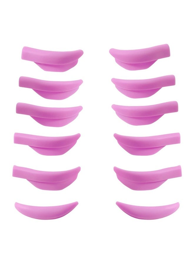 Lash lift Pad, Eyelash Perming Rod, Soft Lash Lamination Curler Shield Mega L Curl, 6 Size Lash Lifting Pads Fit All Eyes and Lashes, Lamination Roller Give Eyelashes Super Curl Never Pops Off Eyes -100 Applications Perming Guards Rods Roller (Mega L Pads-pink)