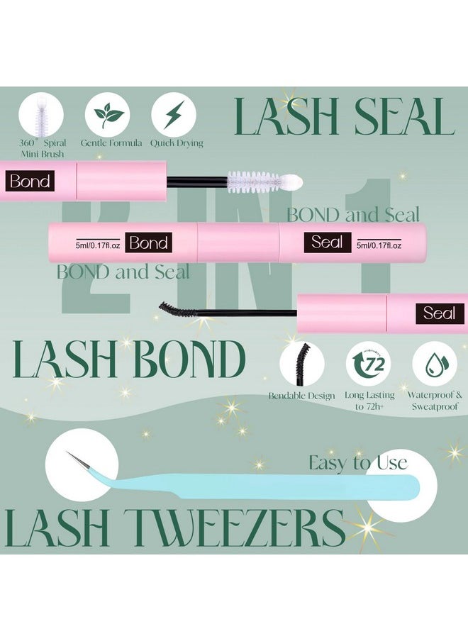Wispy Lash Clusters Kit Manga Lash Extension Kit Anime Eyelash Clusters Kit 10-16MM D Curl Individual Cluster Eyelash Extensions with Lash Bond and Seal and Lash Tweezers by ZANLUFLY