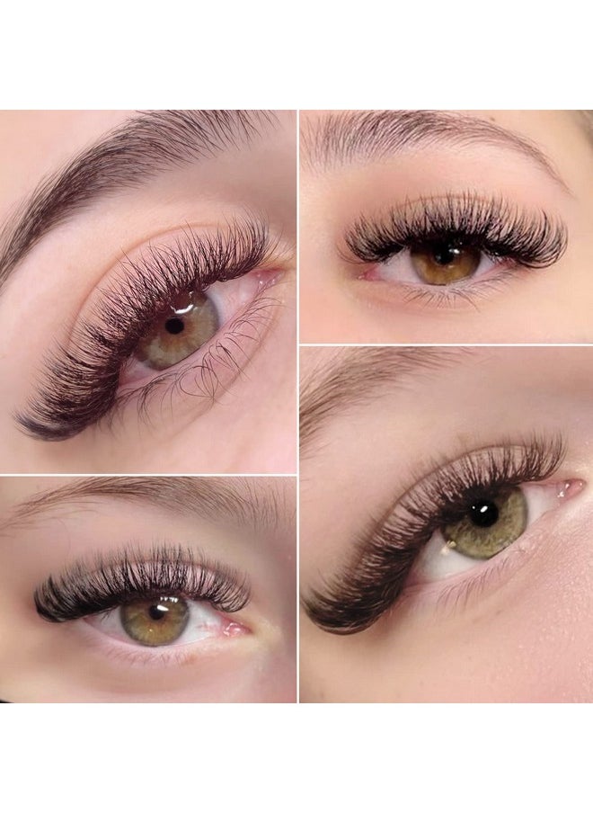 Promade Fans Lashes 600 Pcs Loose Fans 10D 0.07mm C Curl Premade Fans Eyelash Extensions 9-14mm Mixed Length Multiple Options Pro Made Fans Eye Lash Extensions (10D 0.07 C 9-14 mix)