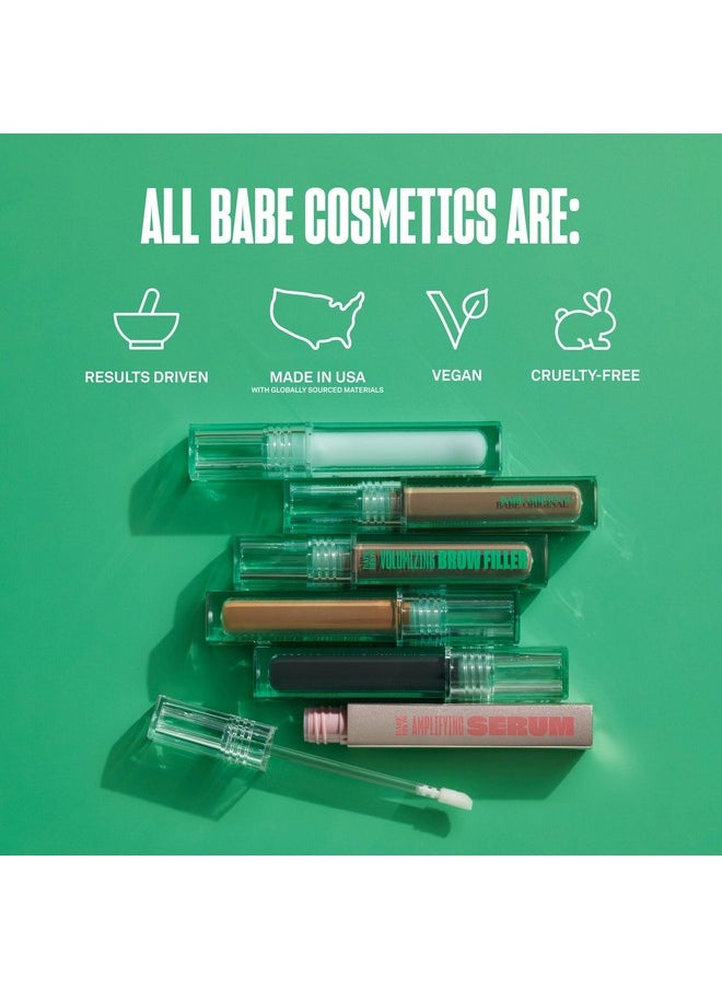 Babe Original Brow Serum For Thicker Looking Eyebrows - Brow Serum with Peptides, Castor Oil, Biotin, Repairing Amino Acids | 3mL size