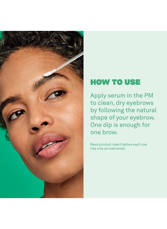 Babe Original Brow Serum For Thicker Looking Eyebrows - Brow Serum with Peptides, Castor Oil, Biotin, Repairing Amino Acids | 3mL size