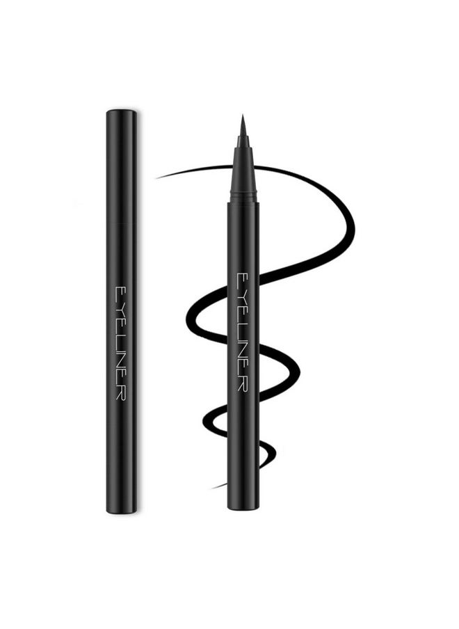 LAVONE Eyeliner-Liquid Waterproof Eyeliner Makeup | Quick Drying | Ultra-Fine Tip | Smudge-Proof Formula for Long-Lasting Eye Makeup - Black