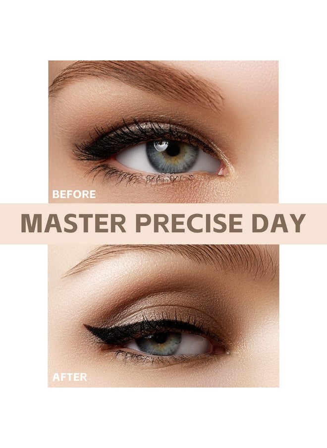 LAVONE Eyeliner-Liquid Waterproof Eyeliner Makeup | Quick Drying | Ultra-Fine Tip | Smudge-Proof Formula for Long-Lasting Eye Makeup - Black