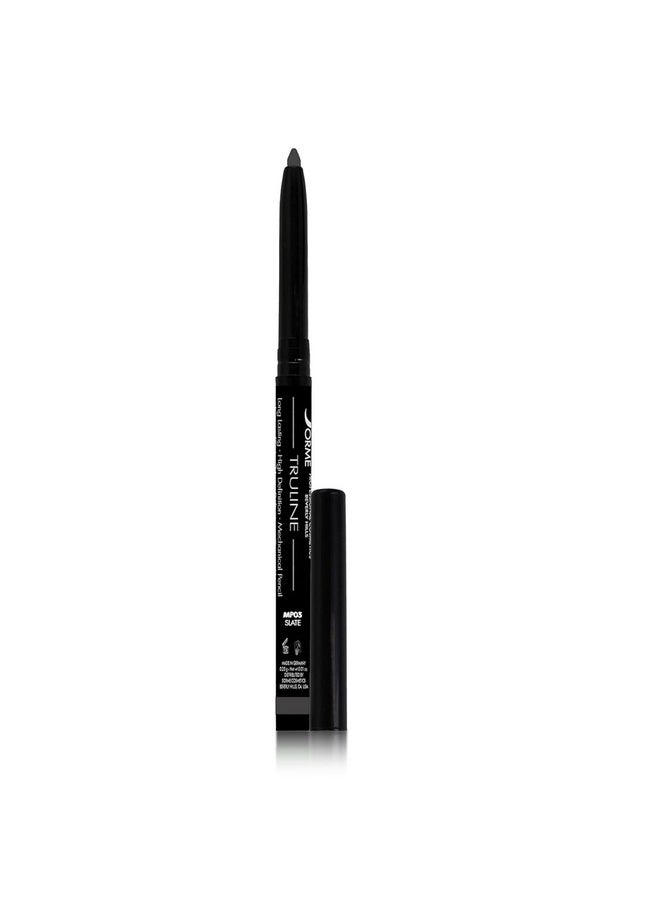 SORMÉ Truline Professional Mechanical Smudge Proof Eyeliner Pencil - Vitamin E Waterproof Gel Formula with Finest Color Pigment & Ultra Creamy - Nourishes Skin for All Day Long - 0.1 Ounce - Stone