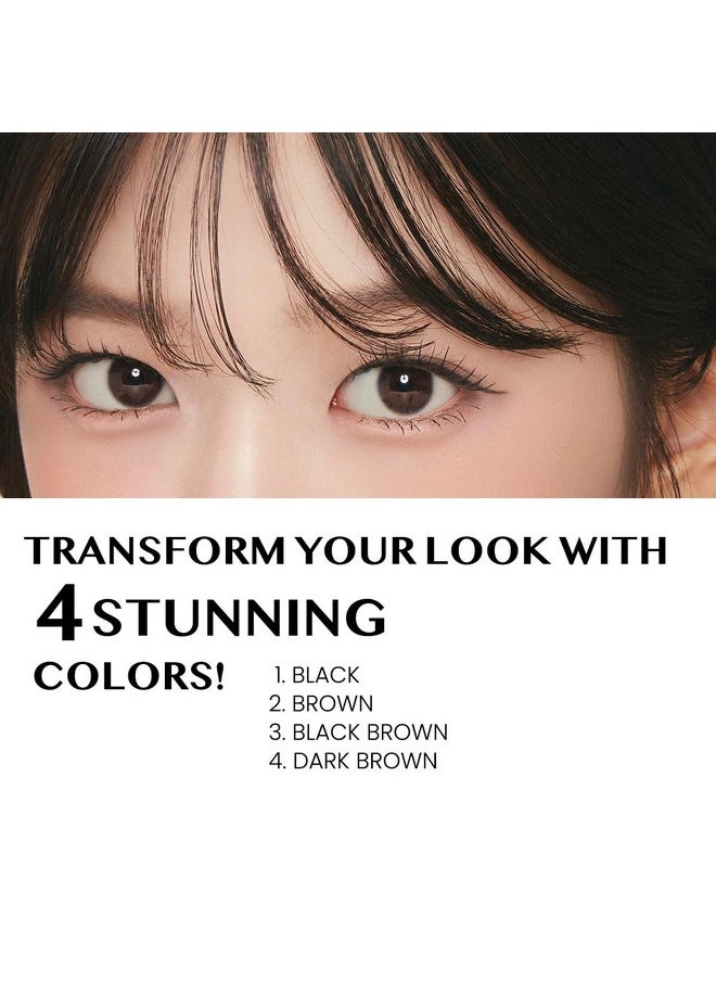 CLIO Sharp So Simple Waterproof Pencil Liner, Eye Pencil, Rich Hyper-Pigmented Color, Smooth Creamy Application, Long-Wearing Matte Finish (4 Colors) (03 BLACK BROWN)