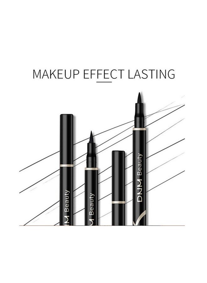 DNM Cat Eye Makeup Waterproof Neon Colorful Liquid Eyeliner Pen Make Up Comestics Long-lasting Black Eye Liner Pencil Makeup Tools (red)