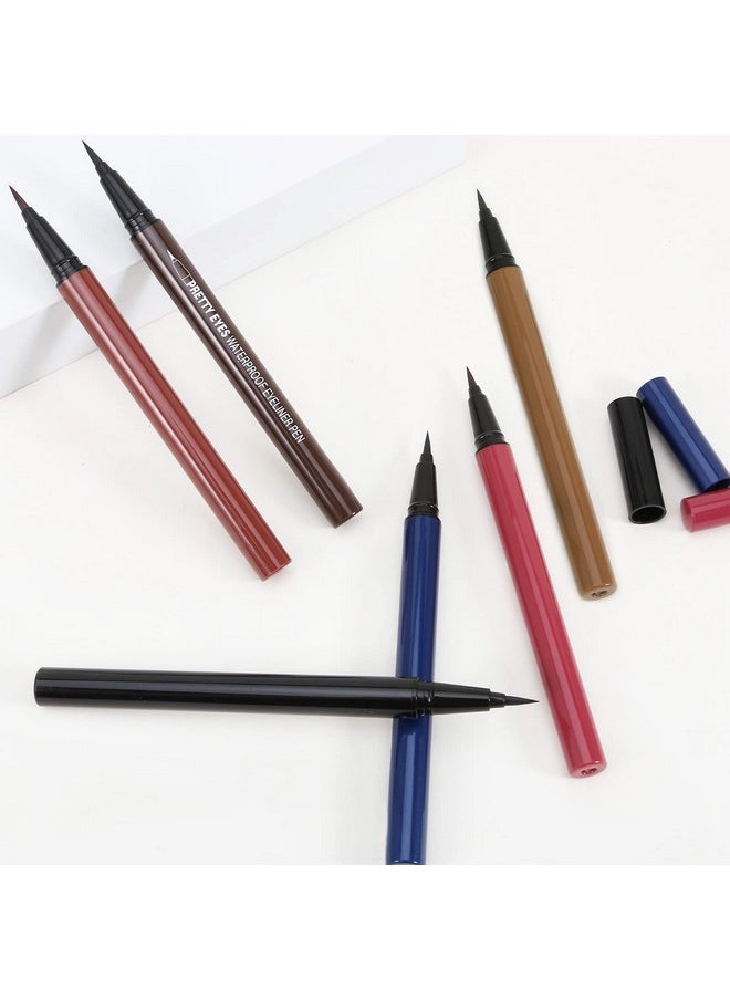 Boobeen Liquid Eyeliner Pen, Matte Eye Liner with Precision Tip, Long Lasting Eyeliner Pencil for Bold Eye Makeup, Glides on Smoothly