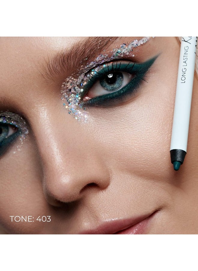 Lamel Long Lasting Gel Eyeliner Kajal - Smudgeproof & Waterproof - High Pigment Formula for Vibrant Eye Look - with Intense Color Payoff & Easy Application, 403-1.4g/0.05oz