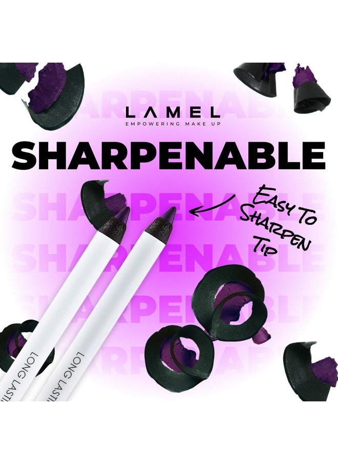 Lamel Long Lasting Gel Eyeliner Kajal - Smudgeproof & Waterproof - High Pigment Formula for Vibrant Eye Look - with Intense Color Payoff & Easy Application, 403-1.4g/0.05oz
