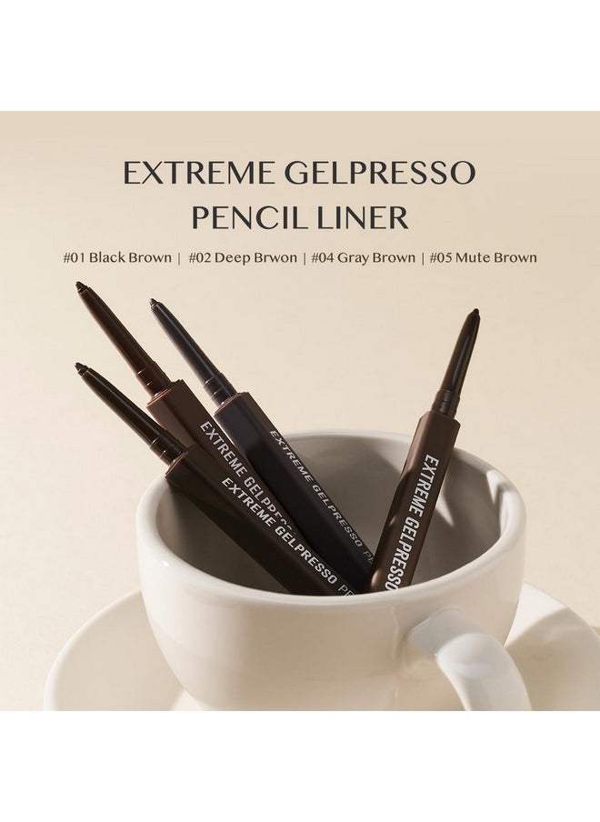 CLIO Extreme Gelpresso Pencil Liner 01 Black Brown