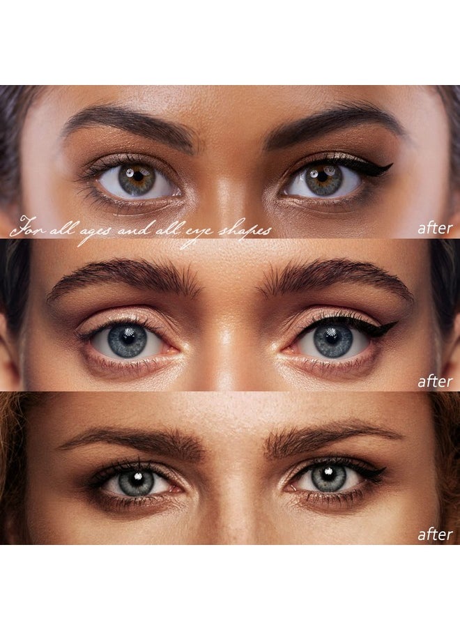 Anglicolor Liquid Eyeliner Stamp, Winged Eyeliner Stamp, Waterproof Long Lasting Dual Ended Eyeliner Pen for Women Christmas Gift (01-Black)