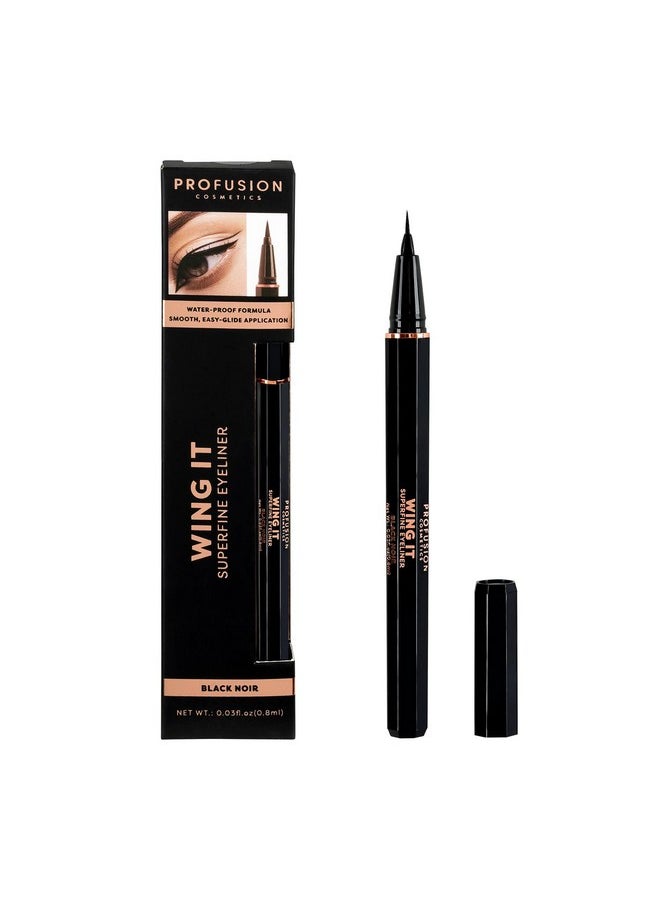 Profusion Cosmetics WING IT Superfine Eye Liner - Makeup with Long Lasting, Cruelty-free and Wonderful Design Eye Liner