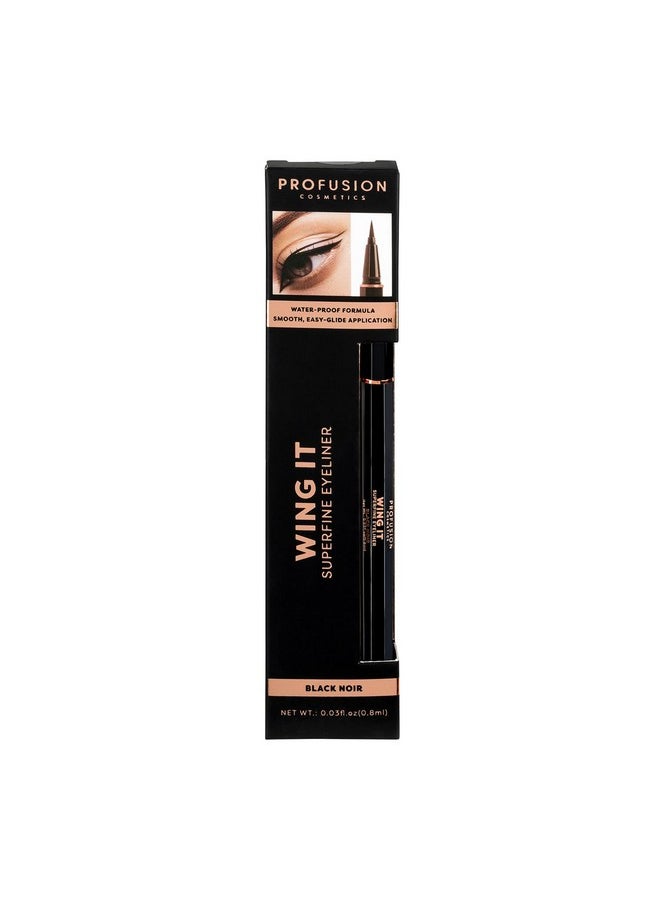Profusion Cosmetics WING IT Superfine Eye Liner - Makeup with Long Lasting, Cruelty-free and Wonderful Design Eye Liner