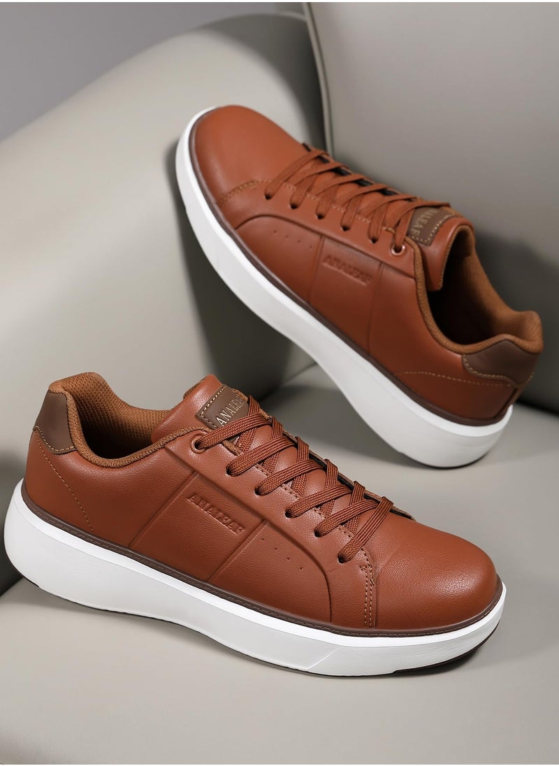 Mens Casual Shoes Fashion Dress Sneakers Lightweight Comfortable Lace-up Shoes