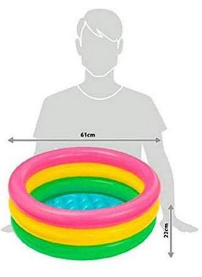 mQFIT Summer Special Inflatable Kid Swimming Pool, Baby Bath tub, Water Pool for Kids (2Ft)