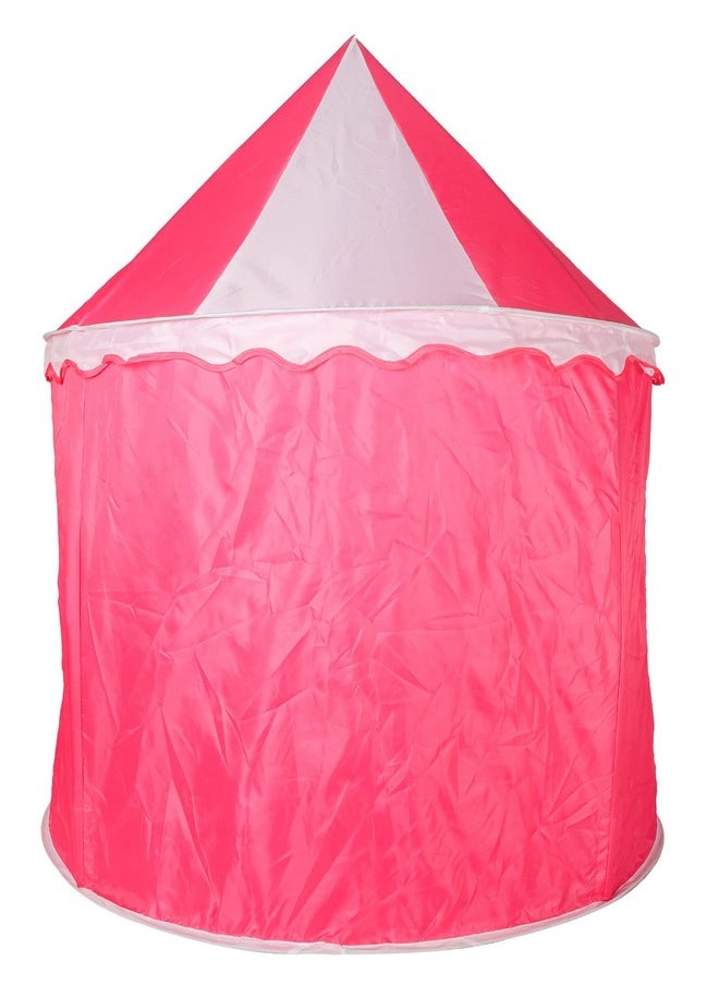 BabyGo Princess Castle Play Tent House for Kids (White Pink)
