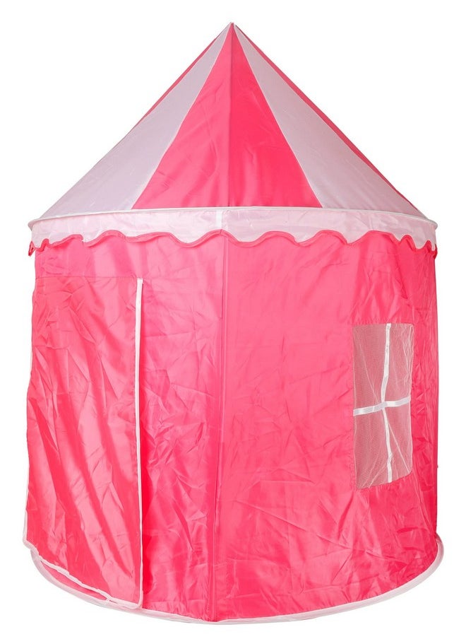 BabyGo Princess Castle Play Tent House for Kids (White Pink)