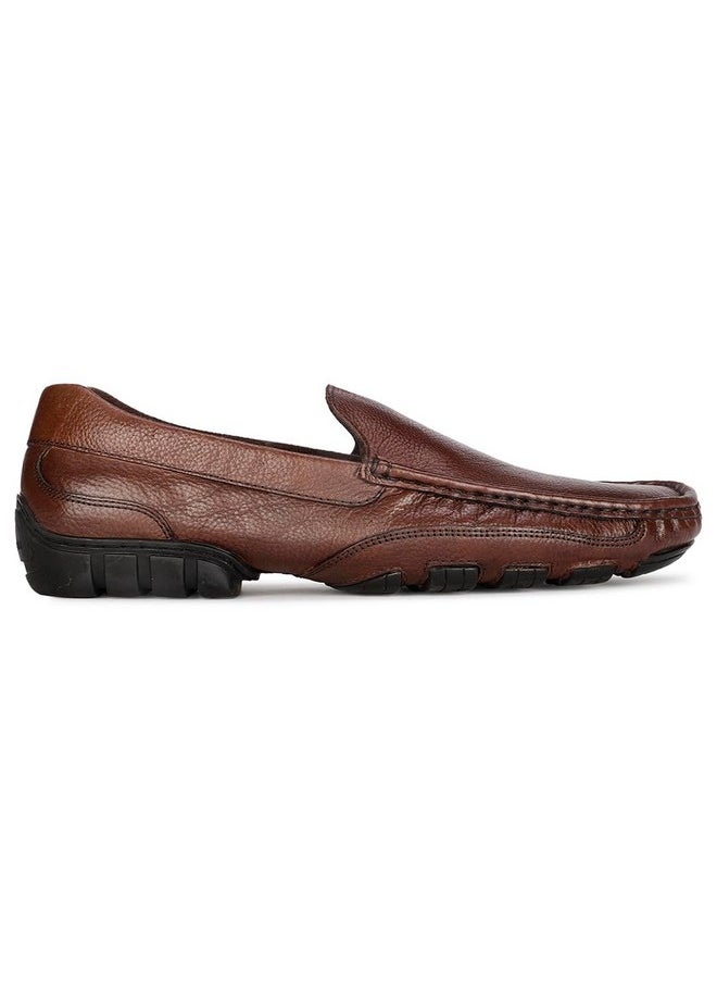 Hush Puppies Frank Loafer Mens Formal Slip-On Shoes in Brown