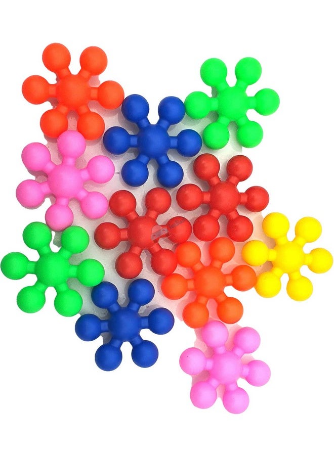 FunBlast DIY Connecting Building Blocks Toy Puzzle Block Games for Kids Learning Toy for Kids - (12 Blocks) Multicolor (72 pieces)