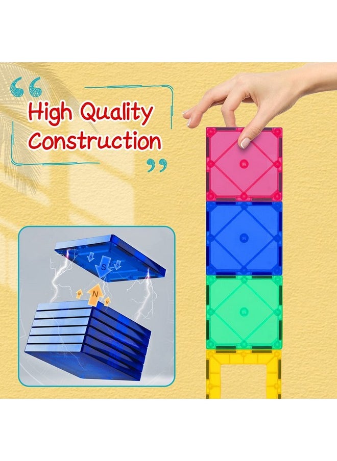 SOFTIES Magnet Kids Toys 60 Pcs, Magnetic Building Blocks, Toys for Kids, Constructing and Learning Builder Educational Kids Magnetic Blocks Game