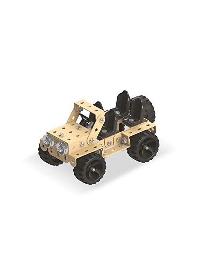 MECHANIX Safari Series, 155 Pieces in The Game, Can Make 5 Different Safari Cars Models, Made in India Game, for 8+ Years of Kids, Multicolor