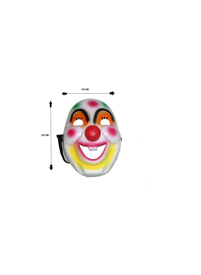 Kaku Fancy Dresses Joker Face Mask/Clown Face/Party Prop Joker Face for Kids - Multicolor