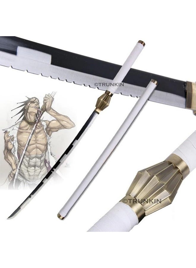 Trunkin 12 Years & More Katana For Cosplay Life Size Replica Wooden Toy Anime Accessory Toy Collectible | Wooden Sword (Kenpachi Zaraki)
