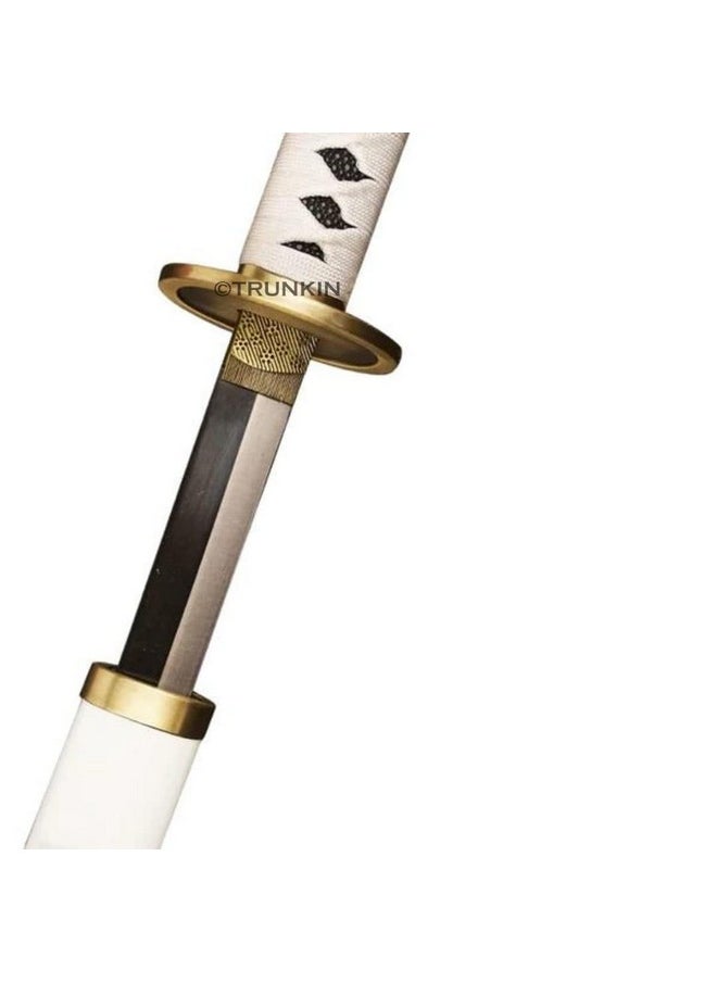Trunkin Adult Katana For Cosplay Life Size Replica Wooden Toy Anime Accessory Toy Collectible | Wooden Sword (Wado Ichimonji)