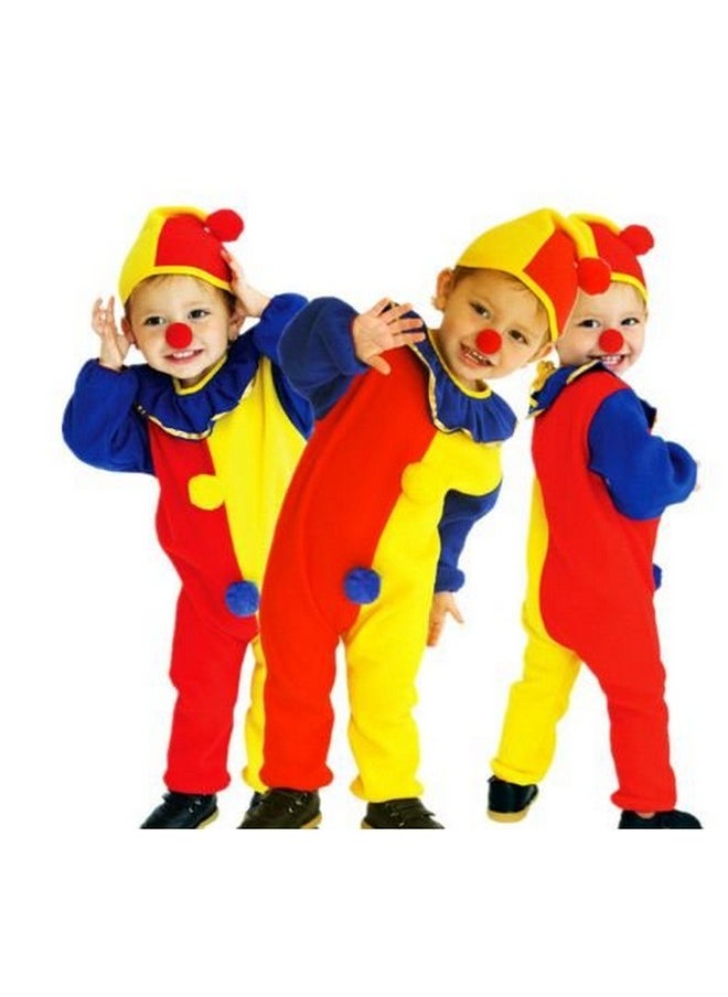 Unisex Halloween Joker Costumes Children circus clown Cosplay Kids droll Role play April Fool 's Day Purim Christmas party dress | Fancy Dress | Annual function | School Competition | Birthday B'day Gift (2-3 Years)