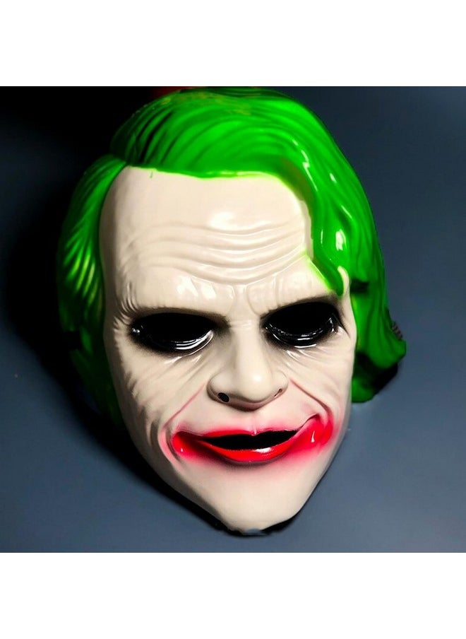 Party Propz Joker Face Mask - 1pc Joker Mask/Halloween Mask For Men/Joker Mask For Men/Cosplay Mask/Face Mask Joker For Boys/Halloween Face Mask