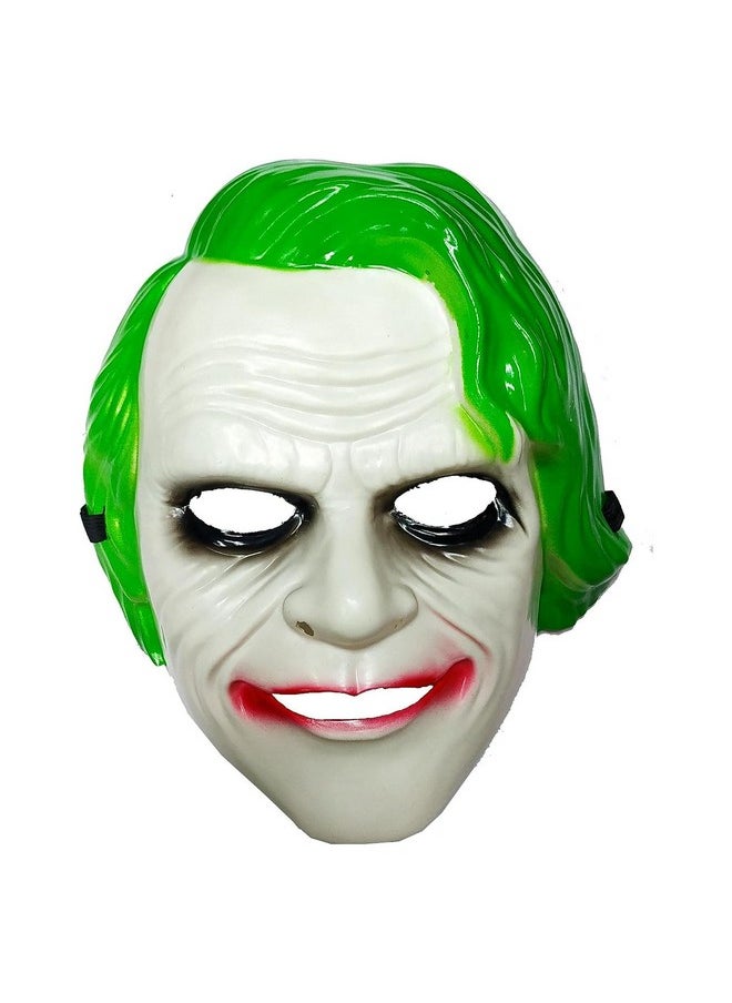 Party Propz Joker Face Mask - 1pc Joker Mask/Halloween Mask For Men/Joker Mask For Men/Cosplay Mask/Face Mask Joker For Boys/Halloween Face Mask