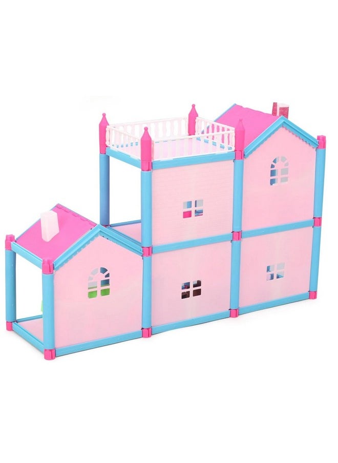 BabyGo Famliy House for Kids with Furniture 5 Rooms (108 pcs)