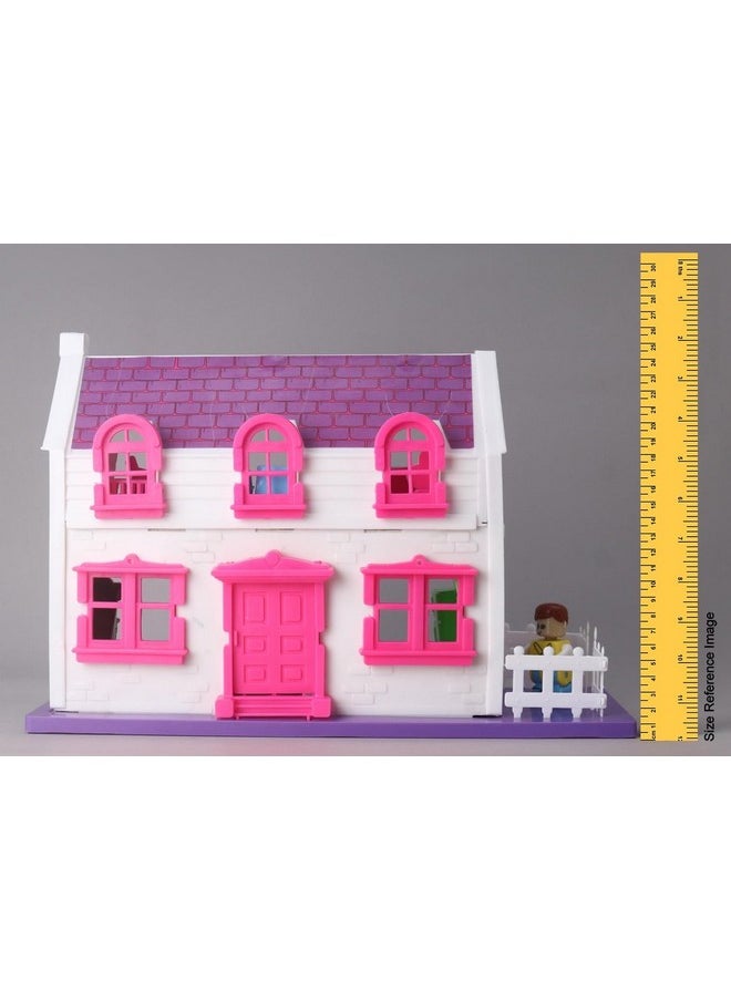 BabyGo My Dream Villa for Kids with Furniture and Mini Garden Area, Doll House