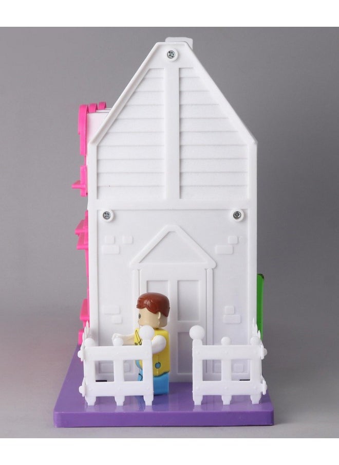 BabyGo My Dream Villa for Kids with Furniture and Mini Garden Area, Doll House