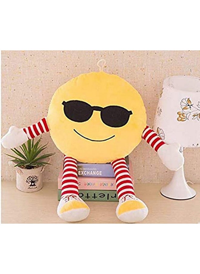 CLICK4DEAL Emoji Pillow Cushion Soft Toys Stuffed Plush (Emoji Pillow, Kissing Emoji)