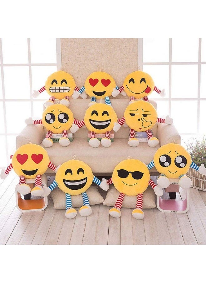CLICK4DEAL Emoji Pillow Cushion Soft Toys Stuffed Plush (Emoji Pillow, Kissing Emoji)