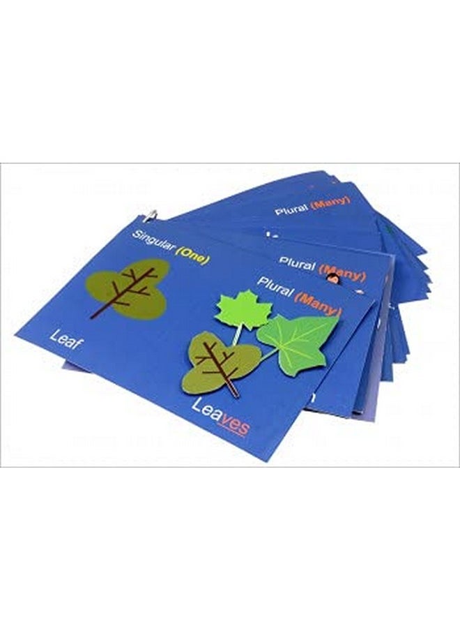 NerdNerdy Plural Hands On Booklet/Plural Flash Cards/Language Therapy Toys/English kit/Picture Cards for Kids Speech Therapy